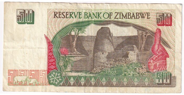 Zimbabwe 50 dollars VF