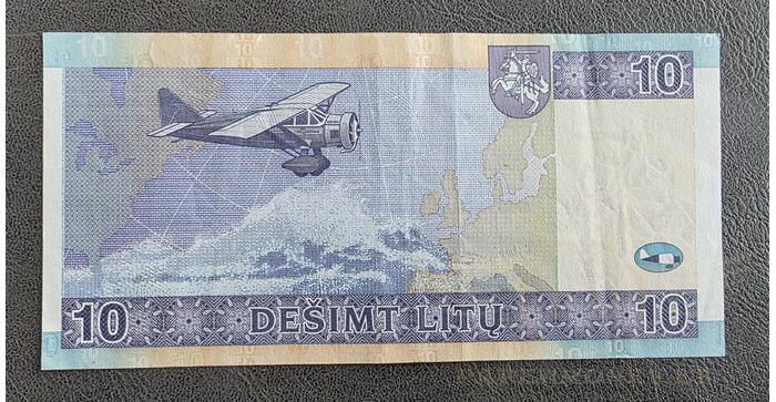 #68 2007 m. 10 litų  AE serija VF ! 1