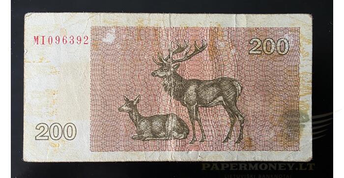 #43 1992 m. 200 talonų MI serija F! 1