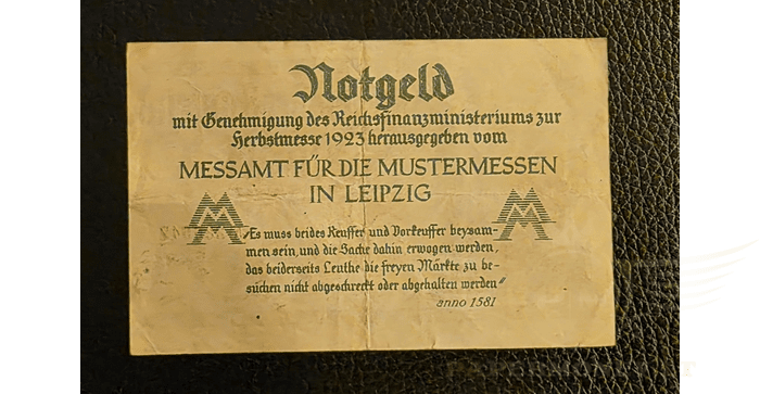 Vokietija 1923,  500 000 markių VF - Germany, 500000 Mark Leipzig Messe 1923, VF
