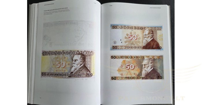 LIETUVOS BANKNOTŲ KATALOGAS. 4 DALIS. ESKIZAI 