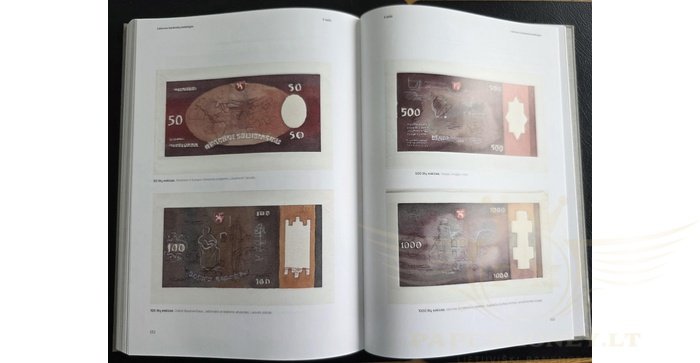 LIETUVOS BANKNOTŲ KATALOGAS. 4 DALIS. ESKIZAI 