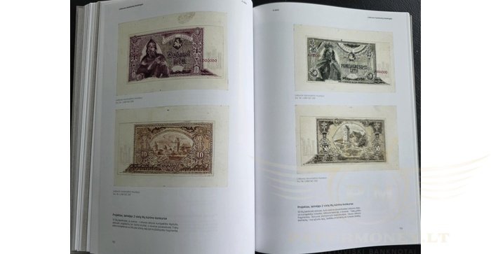 LIETUVOS BANKNOTŲ KATALOGAS. 4 DALIS. ESKIZAI 