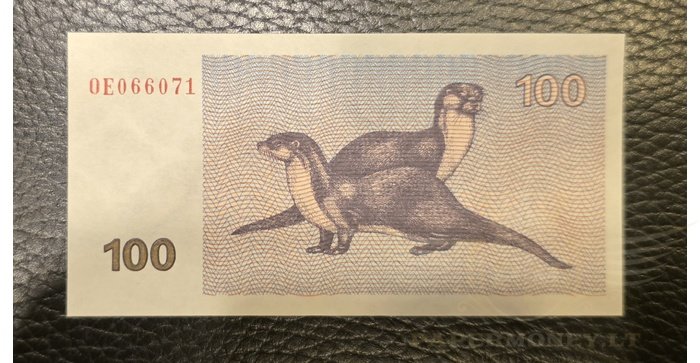 #42 1992 m. 100 talonų JE serija UNC!