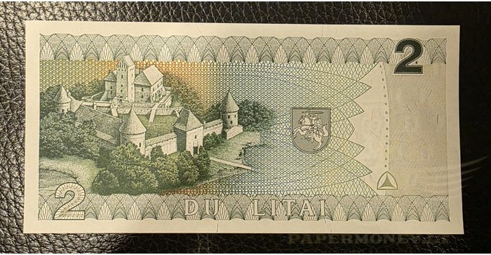 #54 1993 m. 2 litai  DAA serija UNC 1
