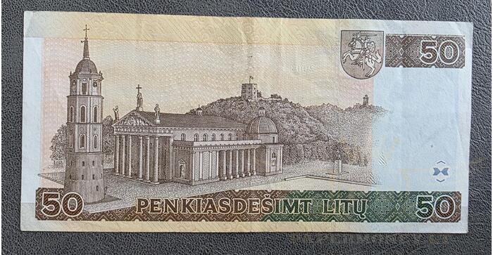 #67 2003 m. 50 litų  AH serija XF! 1