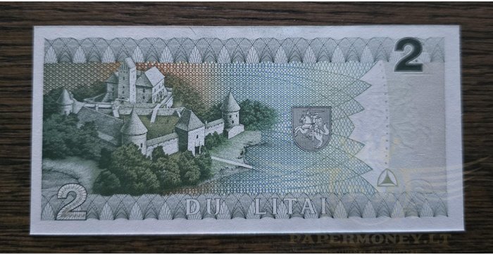 #54 1993 m. 2 litai  DAF serija UNC!