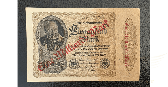 Vokietija 1922 1000 markių VF - Germany 1000 mark 1922. VF. P-113b2