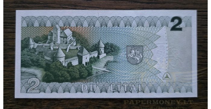 #54 1993 m. 2 litai  DAC serija UNC !