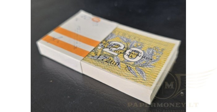 #30 1991 m. 0,20 talonų su užrašu AP serija UNC 100 vnt. pakelis!