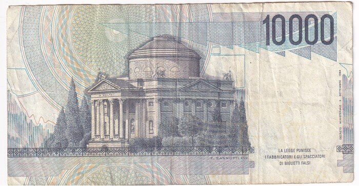 Italija 1984 10000 lirų VF