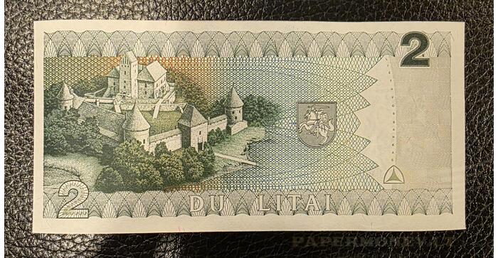 #54 1993 m. 2 litai  DAF serija UNC! 1
