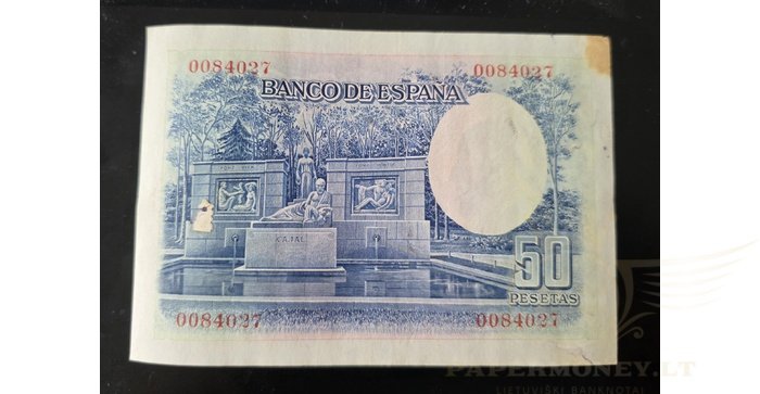Ispanija  50 pesetų, XF, 1935