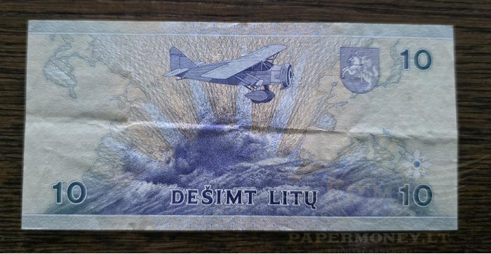 #59 1997 m. 10 litų  AAD serija VF!