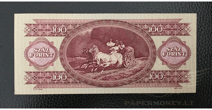 Vengrija 1984 100 forintų UNC minus - Hungary 100 forint 1984. UNC-