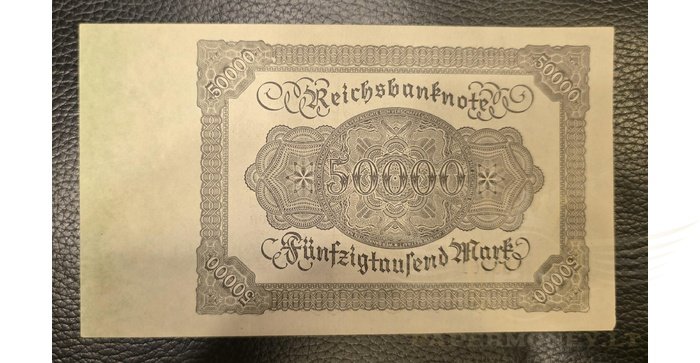 Vokietija 1922, 50.000 markių aUNC - Germany 50.000 mark 1922. aUNC