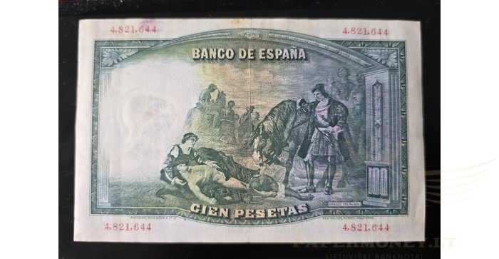 Ispanija  100 pesetų, XF, 1931