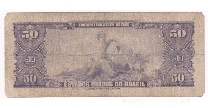 Brazilija 50 cruseiros VF