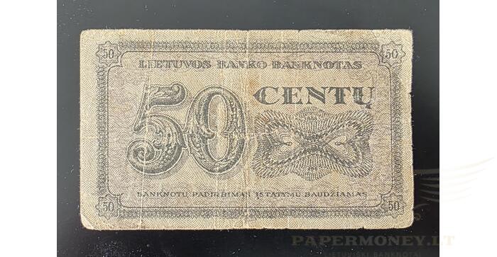 #12 1922 m. 50 centų serija D, VF! 1