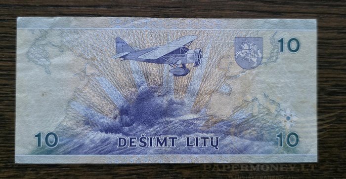 #59 1997 m. 10 litų  AAC serija VF!