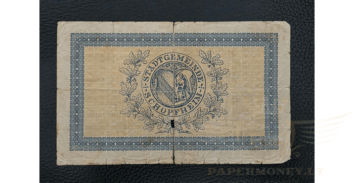 Vokietija 1922 500 markių VF - Germany, Schopfheim/ Stadt, 500 Mark, 1922,  vf