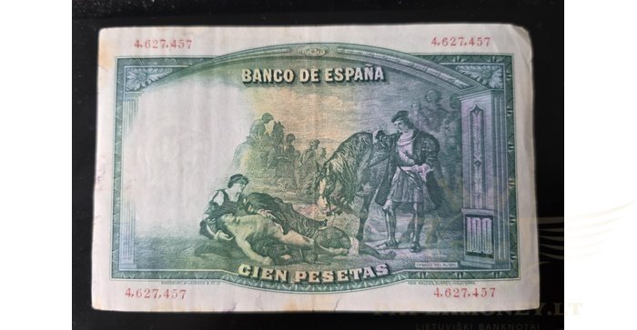 Ispanija  100 pesetų, XF, 1931