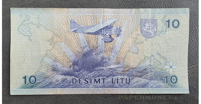 #59 1997 m. 10 litų  AAD serija VF! 1