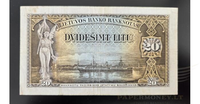 #27 1930 m. 20 litų serija C, VF 1