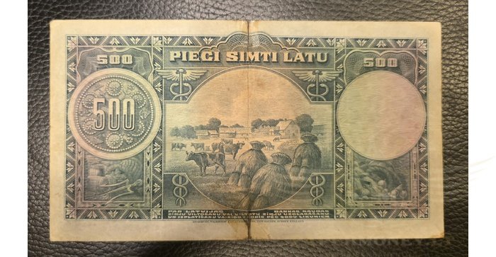 Latvija 1929 500 latų F