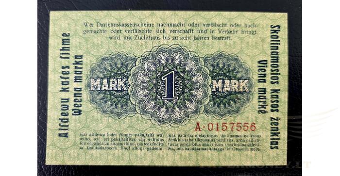 1918 m. 1 OST markė, UNC 1