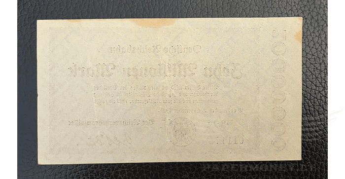 Vokietija 1923 10 milijonų markių XF - Germany 10.000.000 mark 1923. XF. PS-1014