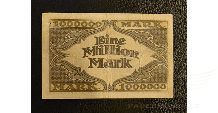 Vokietija 1923, 10 milijonų markių VF - Hamburg/ Hugo Stinnes Linien, 10.000.000 Mark, 1923 Germany, VF