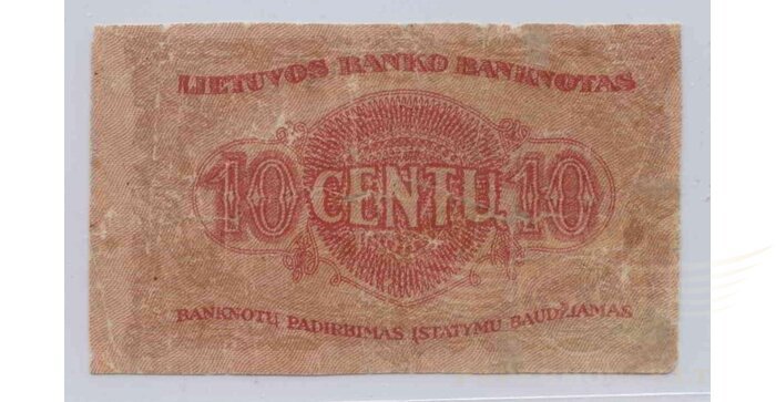 #10 1922 m. 10 centų serija J, F!