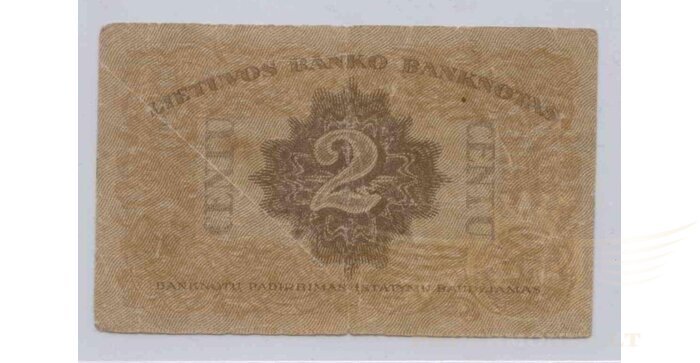 #8 1922 m. 2 centai serija A, VF!