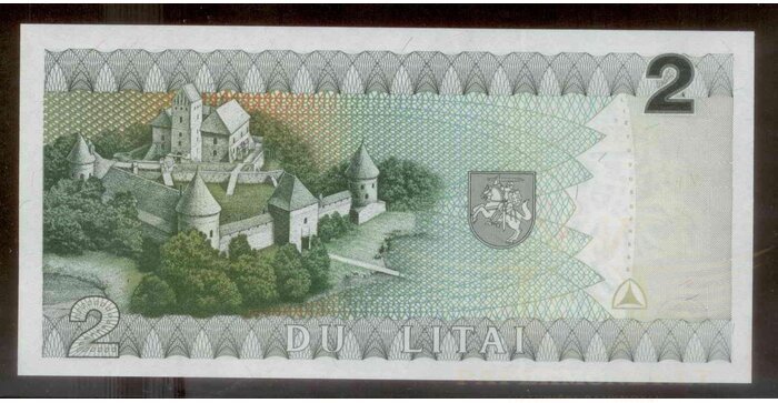 #54 1993 m. 2 litai  DAE serija UNC!