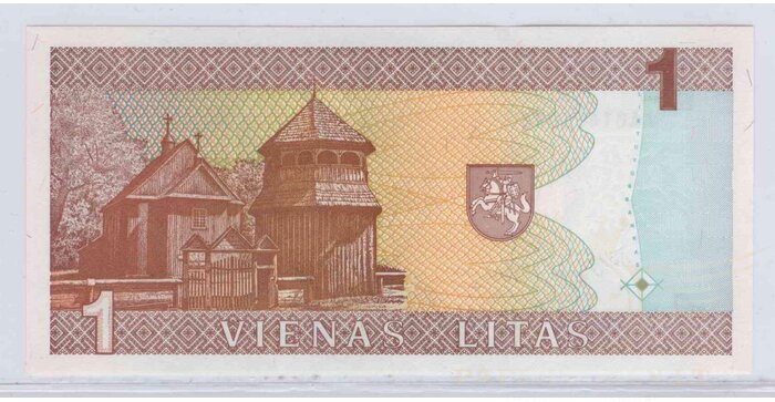 #53 1994 m. 1 litas  AAB serija UNC !