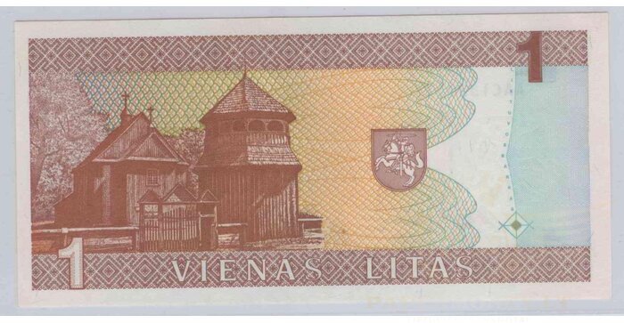 #53 1994 m. 1 litas  AAC serija UNC !