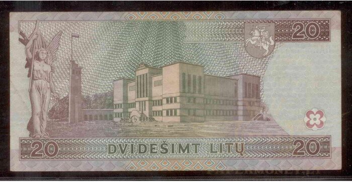 #60 1997 m. 20 litų  EAE serija VF!