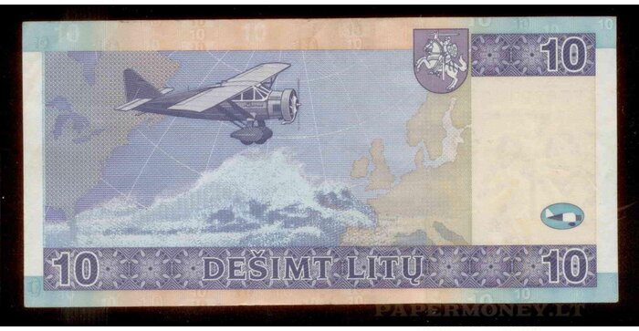 #68 2007 m. 10 litų  AE serija VF !