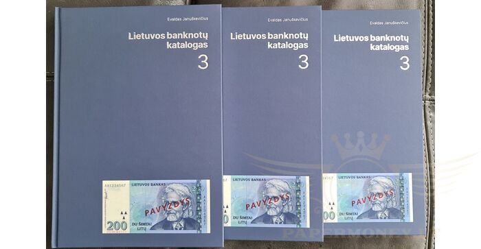 LIETUVOS BANKNOTŲ KATALOGAS (3 dalis) 