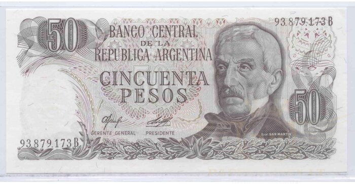 Argentina 1976 50 pesos UNC