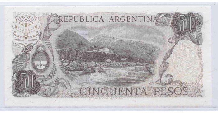 Argentina 1976 50 pesos UNC