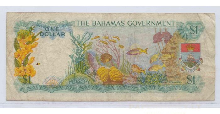 Bahamas 1965 1 dollar VF