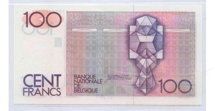 Belgija 1982 100 frankų UNC