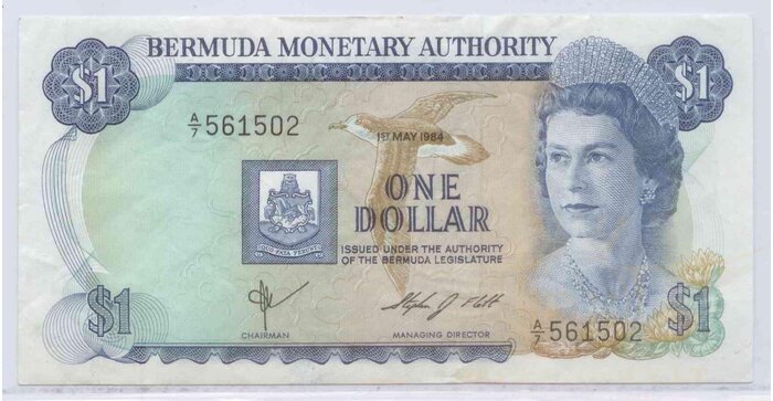 Bermuda 1984 1 dollar XF