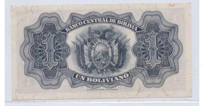 Bolivia 1928 1 boliviano UNC