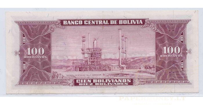 Bolivia 1945 100 bolivianos UNC