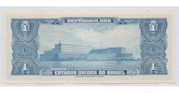 Brazilija 1954 1 cruseiro UNC