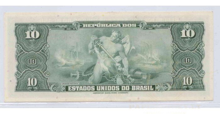 Brazilija 1961 10 cruseiros UNC