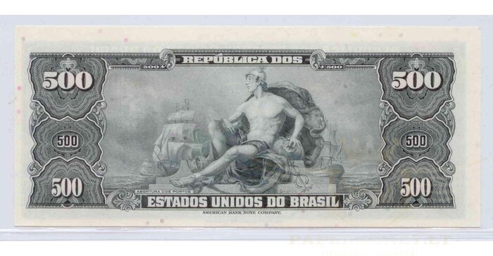 Brazilija 1967 500 cruseiros UNC